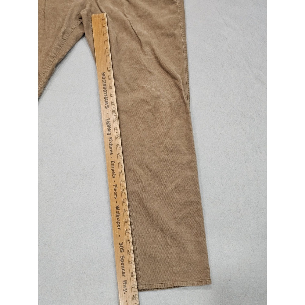 Peter Millar Corduroy Pants Camel Khaki Tan Dress Golf Chino Mens Sz 38 X 31 - Picture 8 of 14